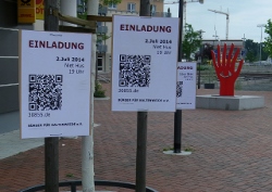 EINLADUNG via QR-CODE ohne konkrete Information um was es geht. EINLADUNG via QR-CODE ohne konkrete Information um was es geht.
