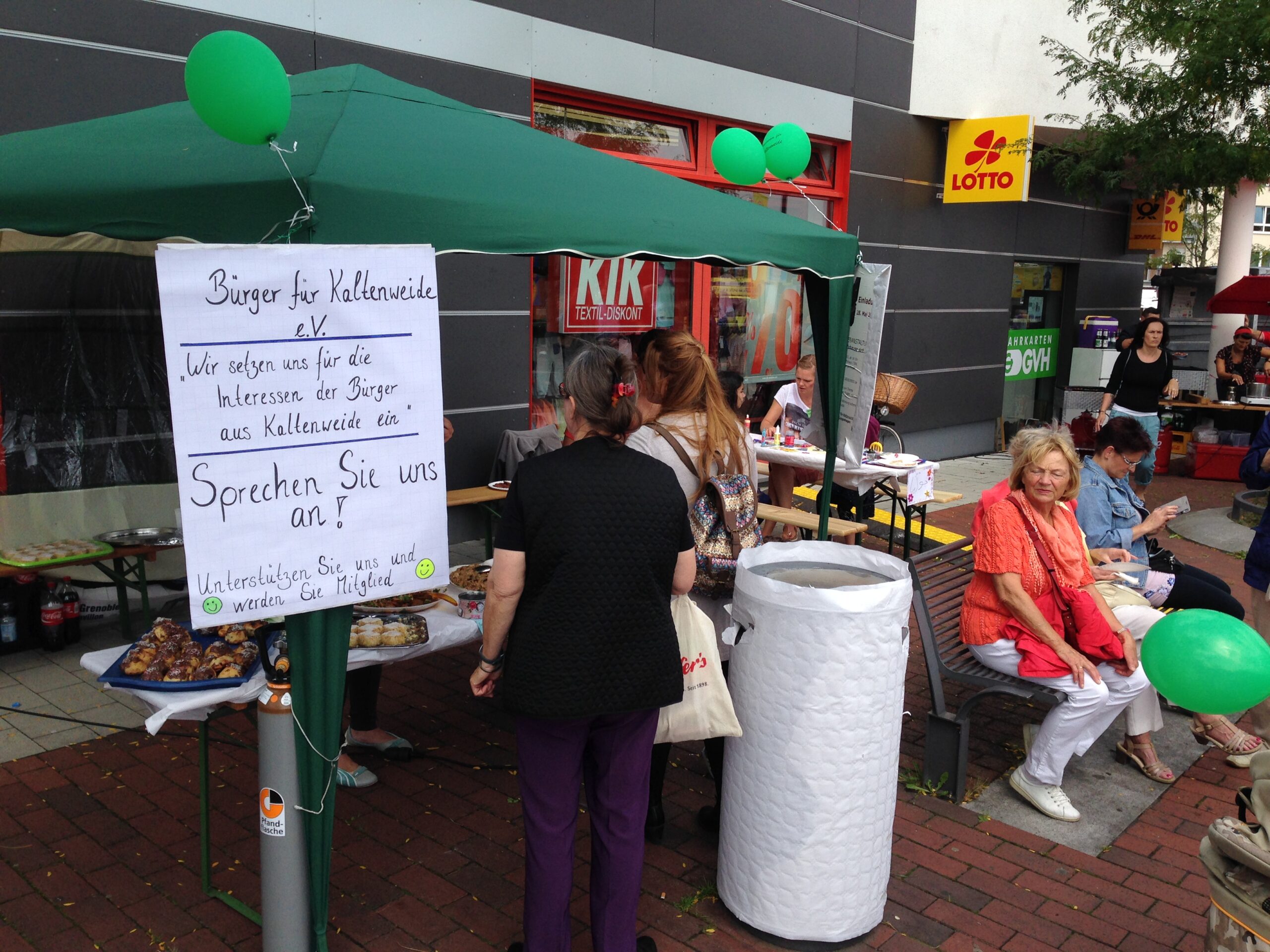 Sommerfest 2023 – Aussteller gesucht BfK-Stand beim Kaltenweider Sommerfest 2016