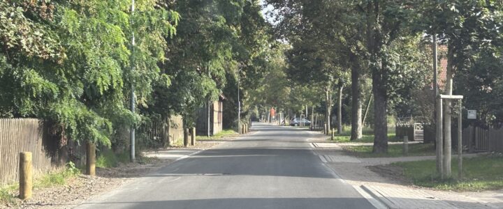 Ortsdurchfahrt Altenhorst wieder freigegeben Ortsdurchfahrt Altenhorst wieder freigegeben