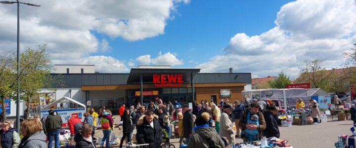 Erster BfK-Flohmarkt ein riesiger Erfolg (c) 2024 - BfK e.V. / Bianca Helms | Flohmarkt Kaltenweide - 21.04.2024