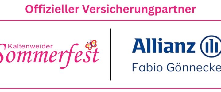 Allianz-Agentur Fabio Gönnecke wird Versicherungspartner des Kaltenweider Sommerfestes Allianz-Agentur Fabio Gönnecke wird Versicherungspartner des Kaltenweider Sommerfestes